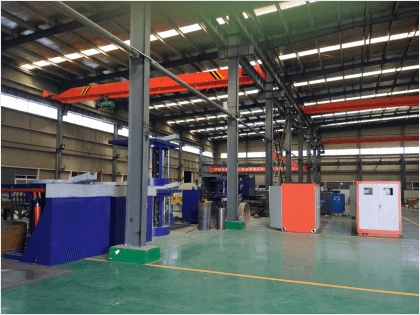 Industrial aluminum furnace equipment for billet homogenizing operations